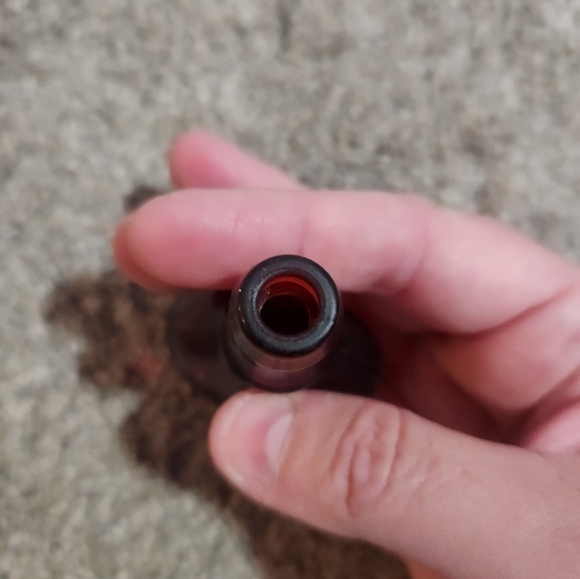 Jenny Lind Swedish Mockingbird Royal Ruby Glass Bitters Bottle Wheaton NJ - Picture 4 of 4